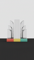 Prismatic Arc Mirror With Acrylic Frame